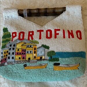 Portofino Beaded Tote Bag - Multicolor